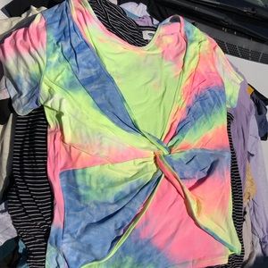Tie dye crop top
